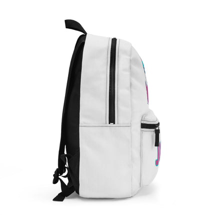 Kids Unicorn School Backpack | Personalized School Bag |White Book Bag