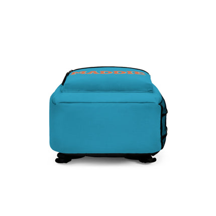 Kids Good Vibes School Backpack | Personalized School Bag | Turquoise Book Bag