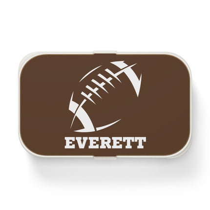 Personalized Bento Box | Football Bento Lunch Box | Kids School Snack Container | Custom Lunch Box