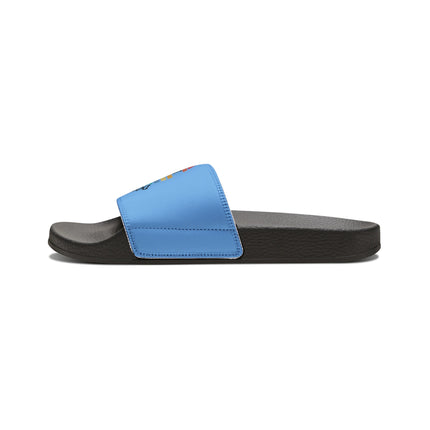 Men's Beach Sandals | Capybara Sandals | Youth Flip Flops | Men's Slide Sandals | Retro Sandals | Don't Worry Be Capy Light Blue Shoes