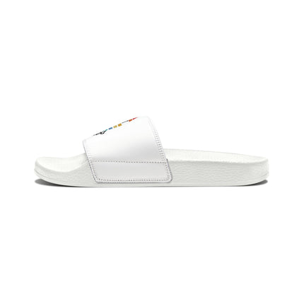 Kids Beach Sandals | Capybara Sandals | Youth Flip Flops | Childrens Slide Sandals | Retro Sandals | Don't Worry Be Capy White Shoes