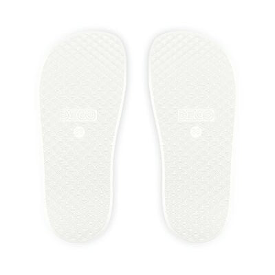 Kids Beach Sandals | Capybara Sandals | Youth Flip Flops | Childrens Slide Sandals | Retro Sandals | Don't Worry Be Capy Pink Shoes