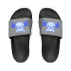 Kids Beach Sandals | Axolotl Sandals | Youth Flip Flops | Childrens Slide Sandals | Dark Blue Animal Sandals