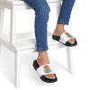 Kids Beach Sandals | Capybara Sandals | Youth Flip Flops | Childrens Slide Sandals | Retro Sandals | Don't Worry Be Capy White Shoes