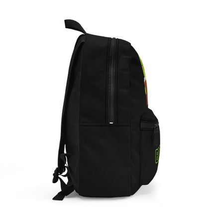 Kids Bookworm School Backpack | Personalized School Bag |White Book Bag