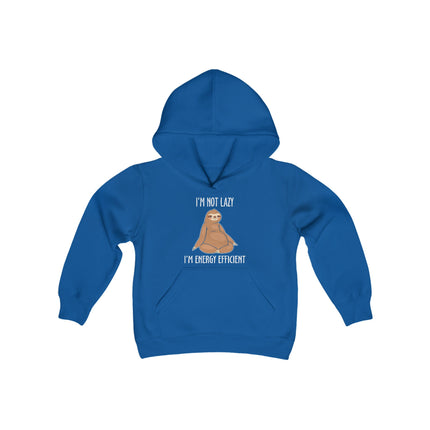 Kids Sloth Sweatshirt | Youth Hooded Sweatshirt | Animal Lover Gift | Child Sloth Gift | Sloth Hoodie