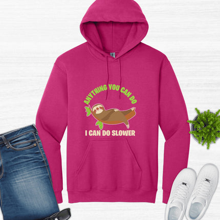 Kids Sloth Sweatshirt | Youth Hooded Sweatshirt | Animal Lover Gift | Child Sloth Gift | Sloth Hoodie