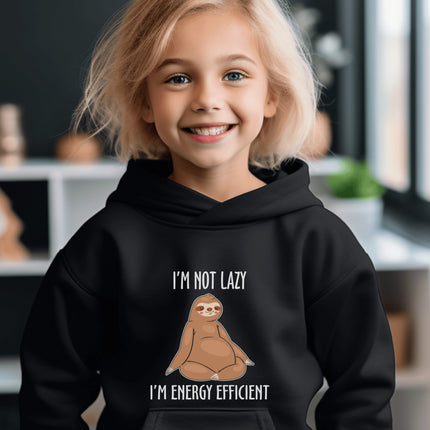 Kids Sloth Sweatshirt | Youth Hooded Sweatshirt | Animal Lover Gift | Child Sloth Gift | Sloth Hoodie