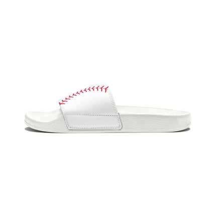 Kids Beach Sandals | Baseball Sandals | Youth Flip Flops | Childrens Slide Sandals | White Sports Sandals