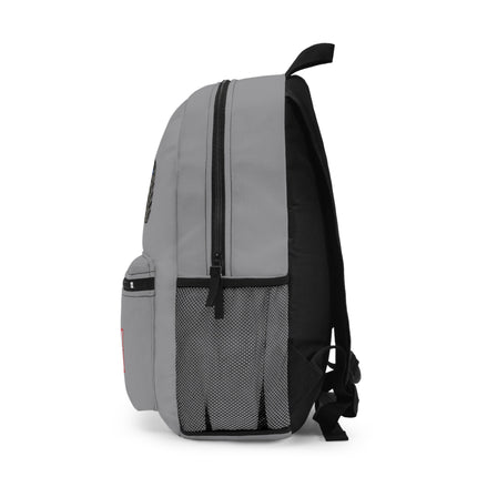 Kids Monster Truck School Backpack | Personalized School Bag | Gray Book Bag