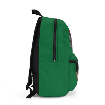 Kids Monster Truck School Backpack | Personalized School Bag | Green Book Bag