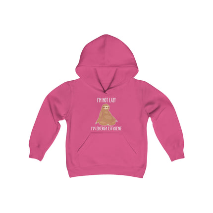Kids Sloth Sweatshirt | Youth Hooded Sweatshirt | Animal Lover Gift | Child Sloth Gift | Sloth Hoodie