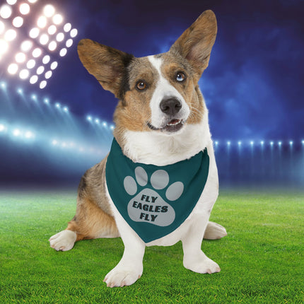 Eagles Dog Bandana Collar: Philadelphia Football Pet Gift