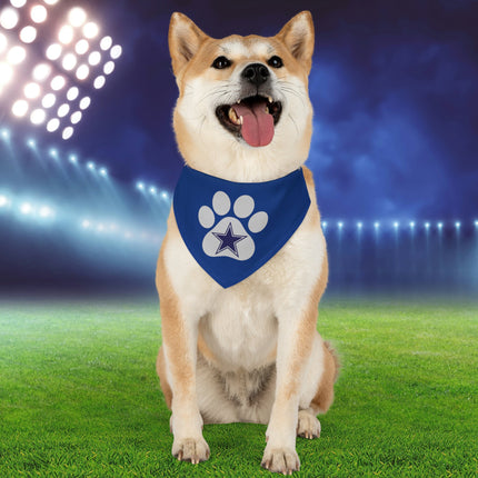 Dallas Football Dog Bandana Collar: Texas Pet Gift