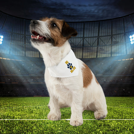 Michigan Wolverines Pet Bandana Collar: Go Blue Football Gift