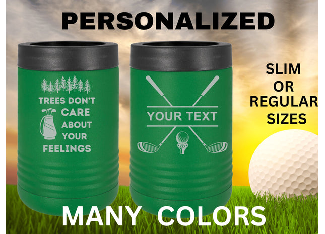 Custom Dad Gift | Golf Can Cooler |Beer Can Cooler | Personalized Beverage | Gift for Husband | Golf Gift | Groomsman Gift
