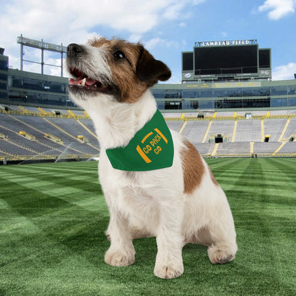Green Bay Dog Bandana Collar: Wisconsin Football Pet Collar
