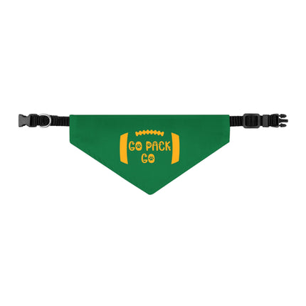 Green Bay Dog Bandana Collar: Wisconsin Football Pet Collar