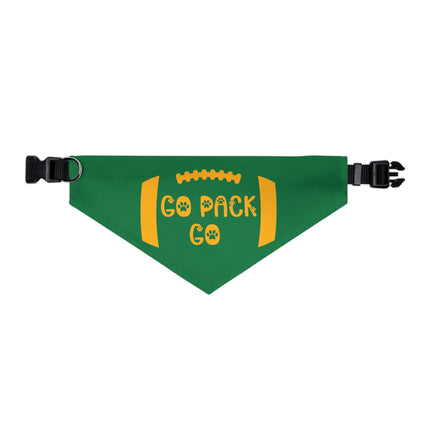Green Bay Dog Bandana Collar: Wisconsin Football Pet Collar