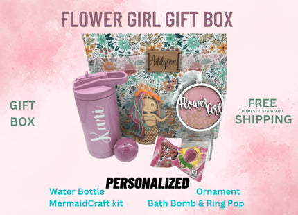 Flower Girl Gift Box | Personalized Wedding Gift | Flower Girl Thank You