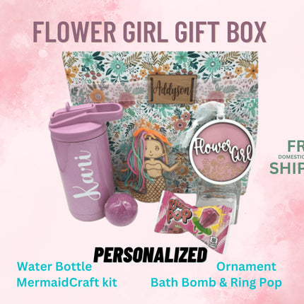 Flower Girl Gift Box | Personalized Wedding Gift | Flower Girl Thank You
