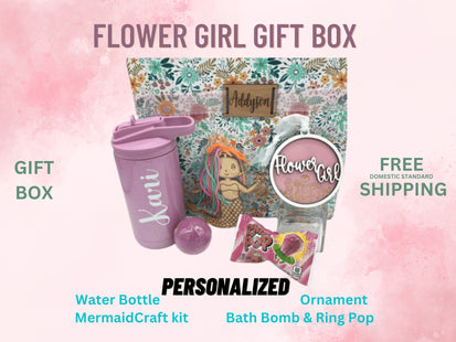 Flower Girl Gift Box | Personalized Wedding Gift | Flower Girl Thank You