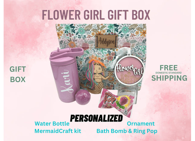 Flower Girl Gift Box | Personalized Wedding Gift | Flower Girl Thank You