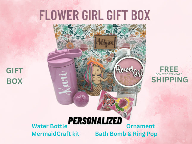 Flower Girl Gift Box | Personalized Wedding Gift | Flower Girl Thank You