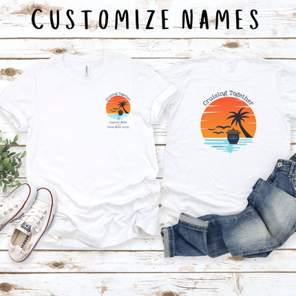 Personalized Family Cruise Shirt: Custom Group Travel Tee