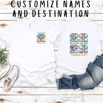 Personalized Cruise T-Shirt: Custom Family Vacation Group Travel Shirt