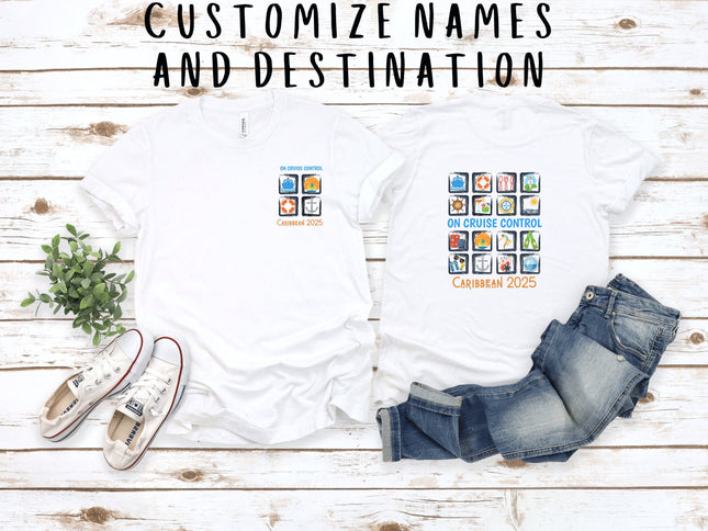 Personalized Cruise T-Shirt: Custom Family Vacation Group Travel Shirt