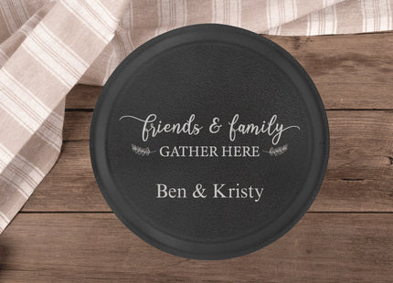 Personalized Aluminum Cake Pan or Pie Tin: Engraved Baking Gift with Lid