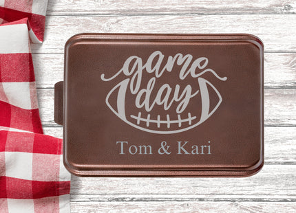 Personalized Aluminum Cake Pan or Pie Tin: Engraved Baking Gift with Lid