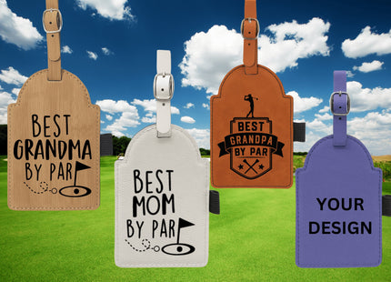 Personalized Golf Bag Tag with Tees | Custom Golf Gift for Men | Engraved Golf Accessories | Funny Retirement, Dad, or Tournament Gift