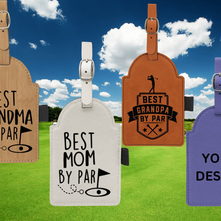 Personalized Golf Bag Tag with Tees | Custom Golf Gift for Men | Engraved Golf Accessories | Funny Retirement, Dad, or Tournament Gift