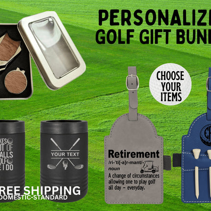 Ultimate Golf Gift Basket | Custom Golf Gift | Personalized Groomsman Gift | Monogram Golf Gift | Wedding Party Gift | Retirement Gift