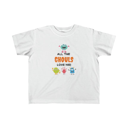 All The Ghouls Love Me Toddler's Fine Jersey Tee