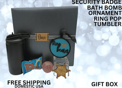 Ring Bearer Gift Box | Personalized Wedding Gift | Ring Bearer Thank You | Ring Security