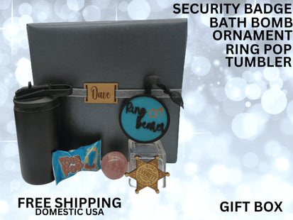 Ring Bearer Gift Box | Personalized Wedding Gift | Ring Bearer Thank You | Ring Security