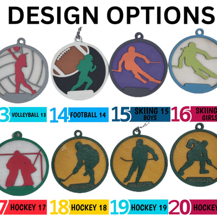 Personalized Team Ornament | Sports Gift | Custom Christmas 0rnament | Holiday Sports Gift | Sports Team Ornament | Sports Team Keepsake