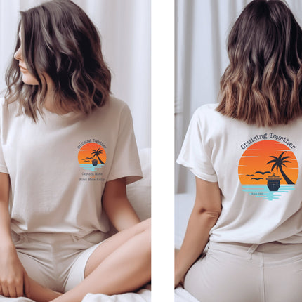 Personalized Family Cruise Shirt: Custom Group Travel Tee