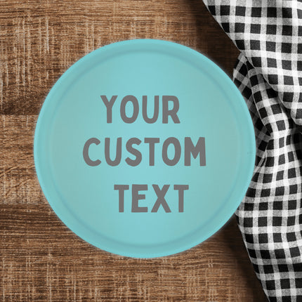 Personalized Aluminum Cake Pan or Pie Tin: Engraved Baking Gift with Lid