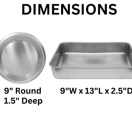 Custom Aluminum Cake Pan | Personalized Pie Tin | Baking Gift | Engraved Pan with Lid | Gift for Her | Gift for Mom | Housewarming Gift