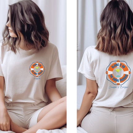 Personalized Cruise T-Shirt: "Blame it on the Drink Package" Group Travel Shirt