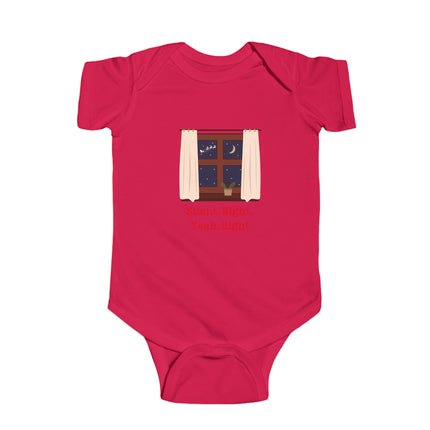 Christmas Infant Bodysuit | Holiday Baby Clothes | Newborn Baby Gift | Silent Night, Yeah Right | My First Christmas | Santa Baby Outfit