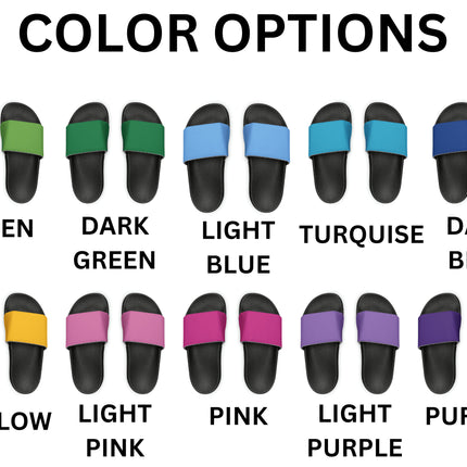 Sloth Beach Slide Sandals: Fun Family Pool Shoes