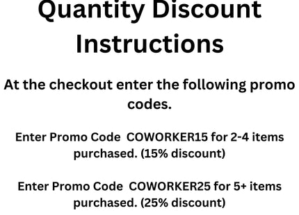 Coworker Holiday Ornament | Custom Christmas Ornament | Corporate Holiday Gift | Personalized Gift | Funny Coworker Ornament | Employee Gift