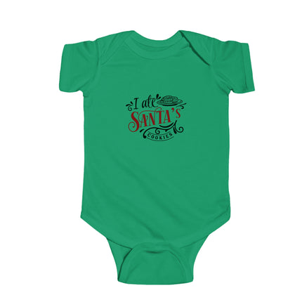 Christmas Baby Bodysuit: I Ate Santa's Cookies Outfit