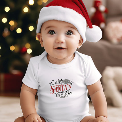 Christmas Baby Bodysuit: I Ate Santa's Cookies Outfit