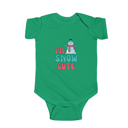 Christmas Infant Bodysuit | Holiday Baby Clothes | Newborn Baby Gift | Snow Cute Bodysuit | My First Christmas | Santa Baby Outfit